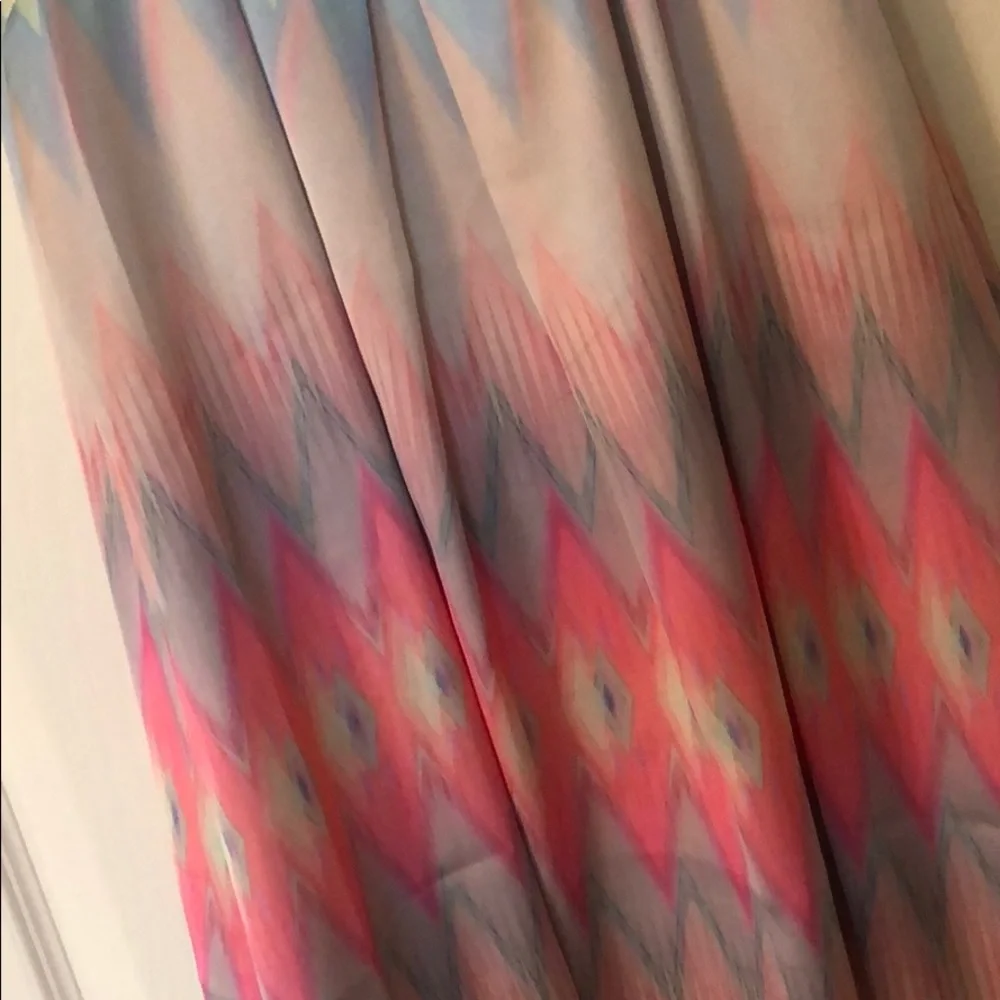 Red Dress Boutique Aura Sweet Thing Pastel Chevron Shift Dress Medium